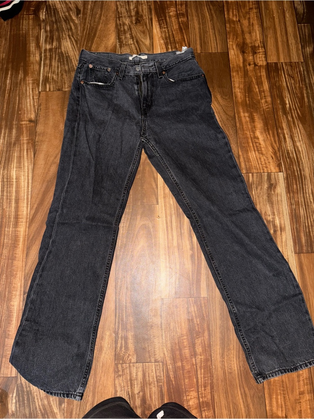 Classic Women's Black Straight-Leg low rise levi’s